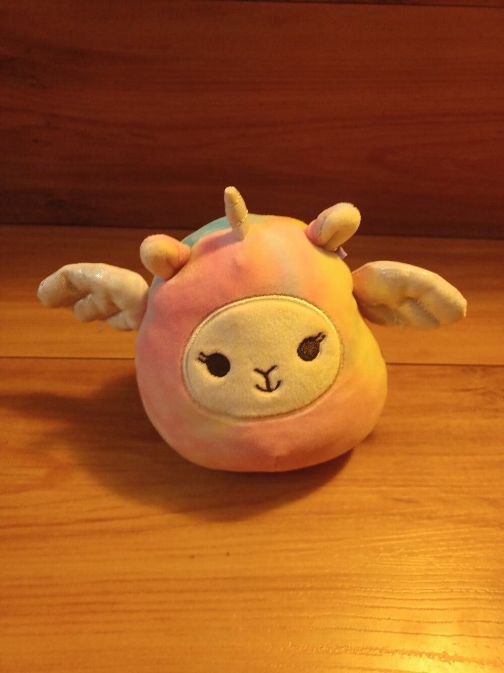 Squishmallow 5" Luay-May Tie Dye Llama Wings Llamacom 2021 Plush Kellytoy Farm